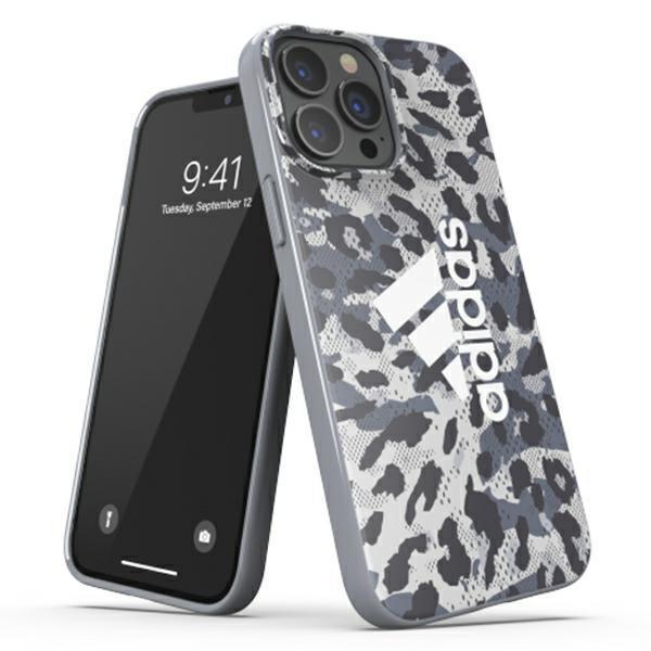 Etui Adidas OR Snap Case Leopard na iPhone 13 Pro / na iPhone 13 - szare-2284512