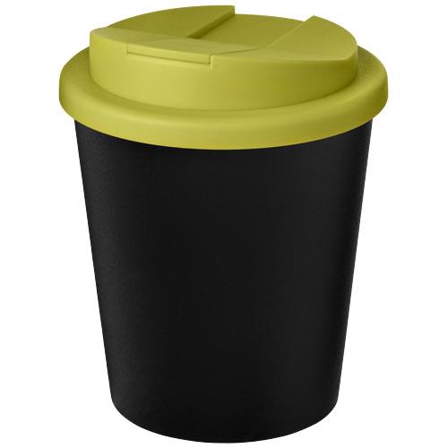 Kubek Americano® Espresso Eco z recyklingu o pojemności 250 ml z pokrywą odporną na zalanie -2338869