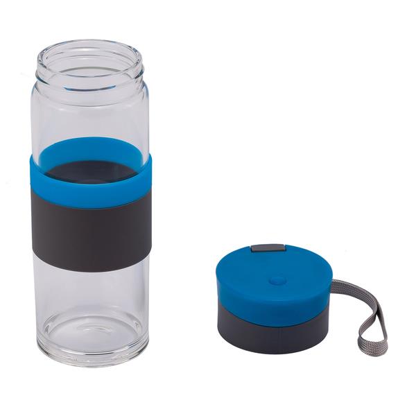 Szklana butelka Top Form 440 ml, niebieski-2013222