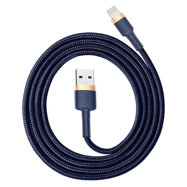 Baseus kabel Cafule USB - Lightning 1,0 m 2,4A złoto-niebieski-2063626
