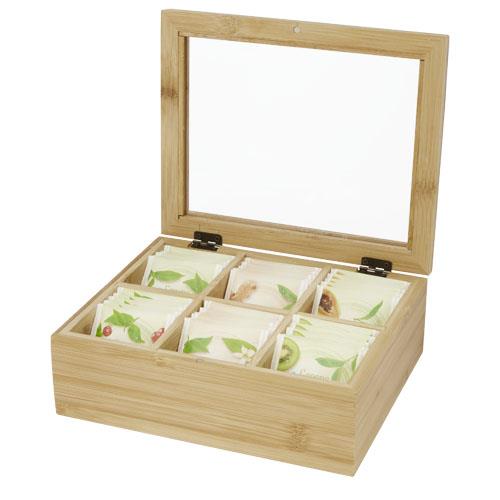 Bambusowe pudełko na herbatę Ocre-2335504