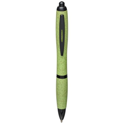 Długopis Nash ze słomy pszenicznej i czarną skuwką-2311166