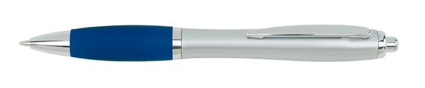 Długopis SWAY, niebieski, srebrny-2306848