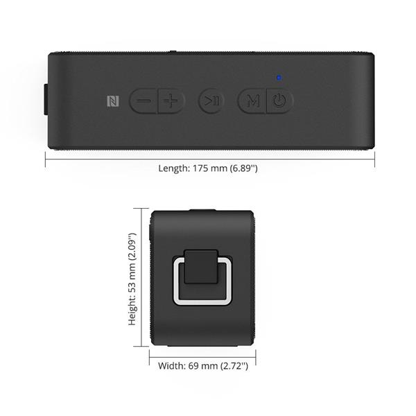 Tronsmart Element T2 Plus 20 W przenośny bezprzewodowy głośnik Bluetooth 5.0 czarny (357167)-2157457