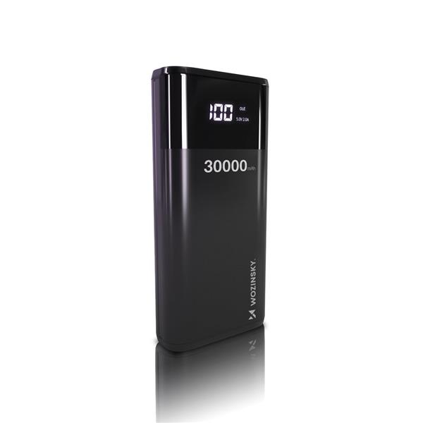 Wozinsky power bank 30000mAh 4 x USB z wyświetlaczem LCD 4 A czarny (WPB-001BK)-2166270