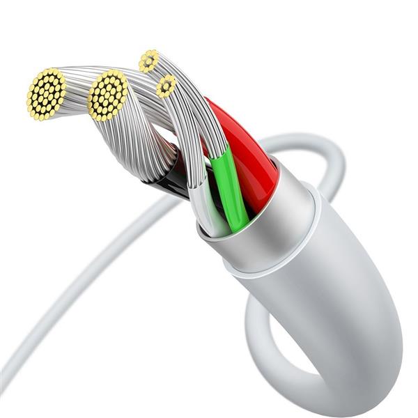 Baseus Superior kabel przewód USB - micro USB do szybkiego ładowania 2A 1m biały (CAMYS-02)-2209579
