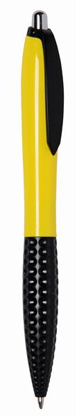 Długopis JUMP, czarny, żółty-2307004