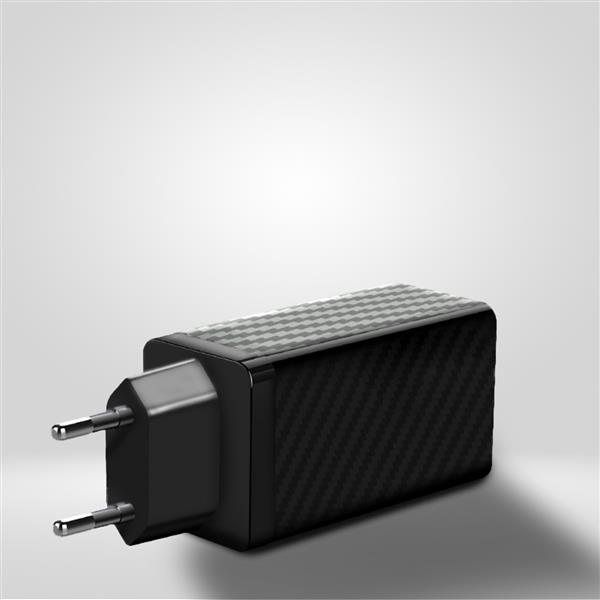 Wozinsky ładowarka GaN 65W z portami USB, USB C wspiera QC 3.0 PD czarna (WWCG01)-2946002