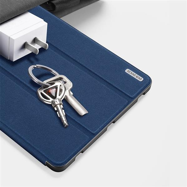 DUX DUCIS Domo składany pokrowiec etui na tablet z funkcją Smart Sleep podstawka Samsung Galaxy Tab S7+ (S7 Plus) / S7 FE / Tab S8+ (S8 Plus) niebieski-2164218
