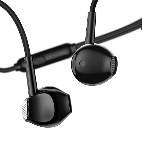 XO Słuchawki przewodowe EP52 jack 3,5mm douszne czarne-2997100