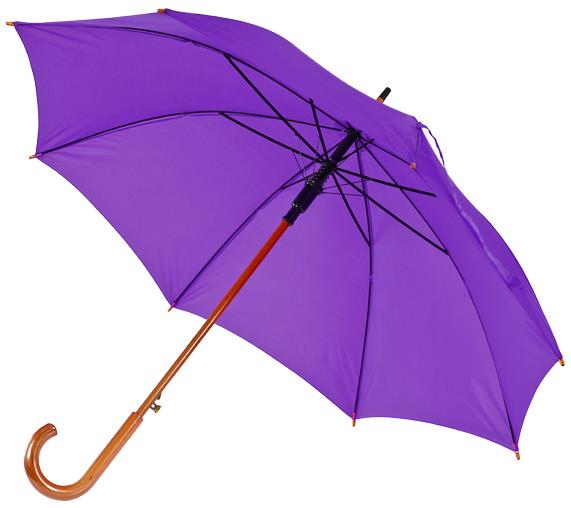 Drewniany parasol automatyczny NANCY-616867