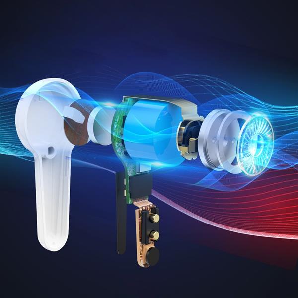 Tronsmart Apollo Air + TWS ANC dokanałowe wodoodporne bezprzewodowe słuchawki Bluetooth 5.2 biały (372453)-2212050