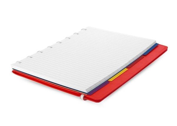 Notebook fILOFAX CLASSIC A5 blok w linie, czerwony-3039811