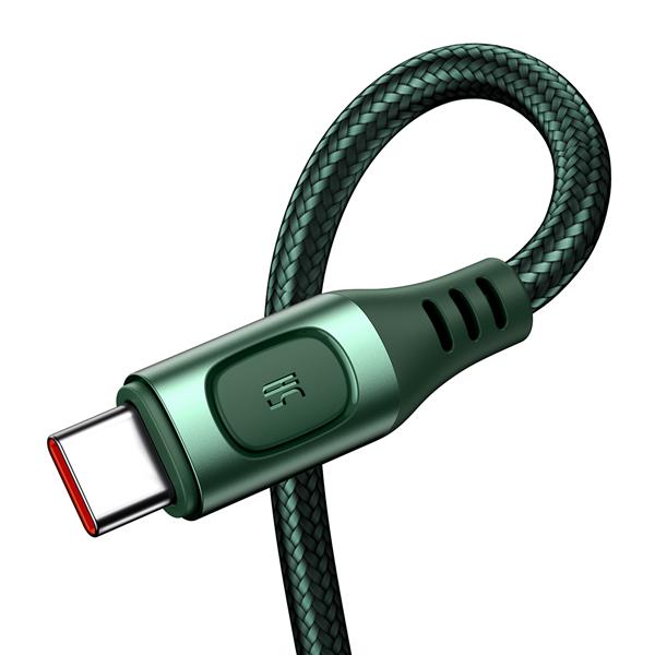 Baseus kabel Flash USB - USB-C 1,0 m 5A zielony-2090729
