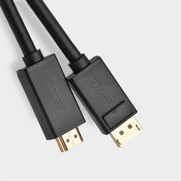 Ugreen jednokierunkowy kabel z DisplayPort na HDMI 4K 30 Hz 32 AWG 2 m czarny (DP101 10202)-2169659