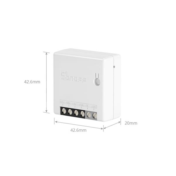 Sonoff ZBMINI inteligentny dopuszkowy przekaźnik ZigBee 3.0 biały (M0802010009)-2178457
