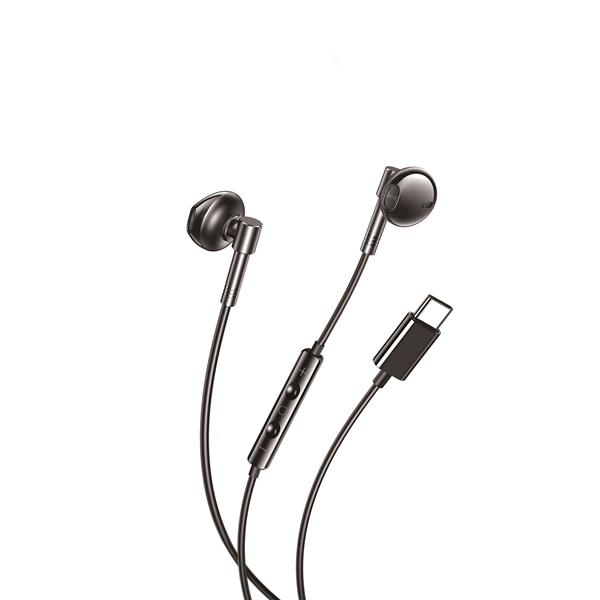 XO słuchawki przewodowe EP60 USB-C douszne czarne-3050540