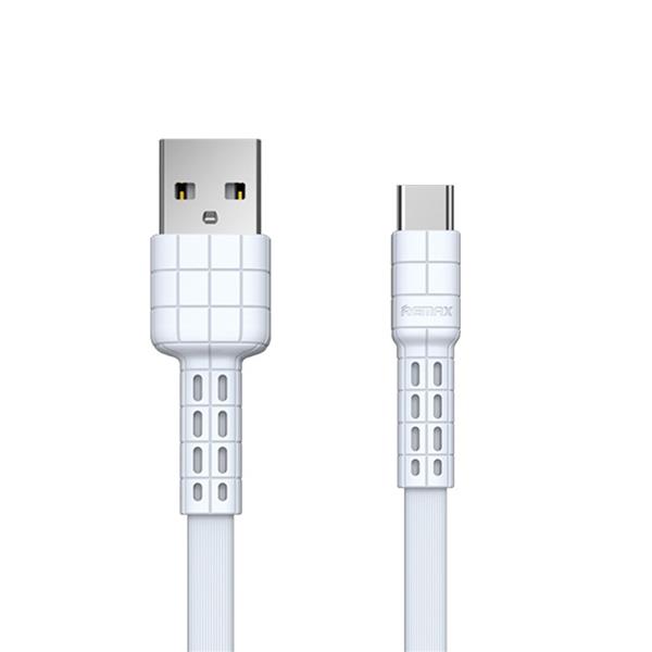 Remax Armor Series płaski kabel przewód USB / USB Typ C 5V 2.4A biały (RC-116a)-2143026
