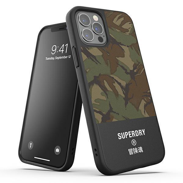 SuperDry Moulded Canvas iPhone 12/12 Pro Case moro/camo 42588-2285016