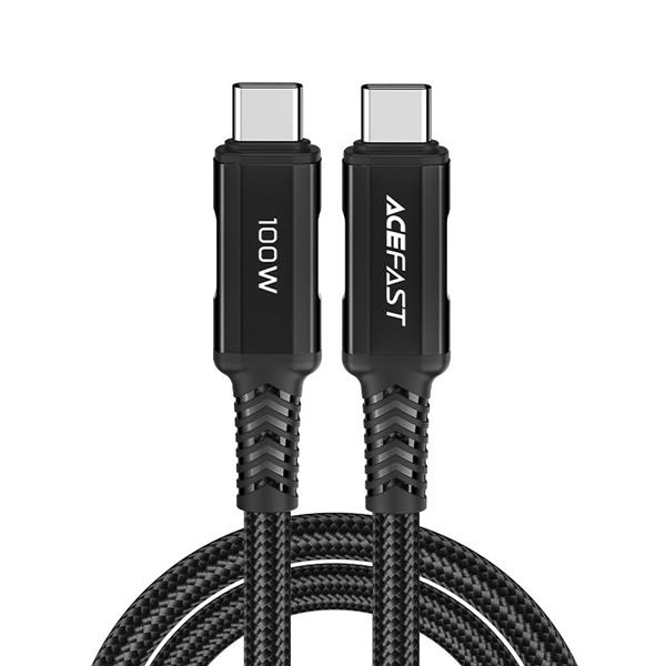 Acefast kabel USB Typ C - USB Typ C 2m, 100W (20V/5A) czarny (C4-03 Black)-2269805