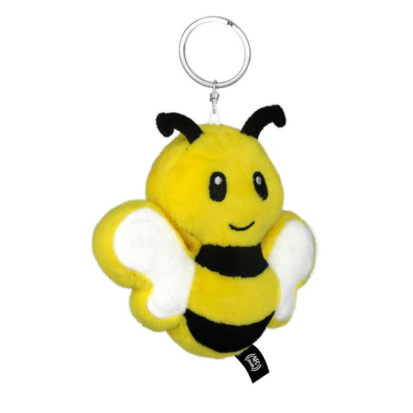 Pluszowa pszczoła RPET z chipem NFC, brelok | Zibee-1700568
