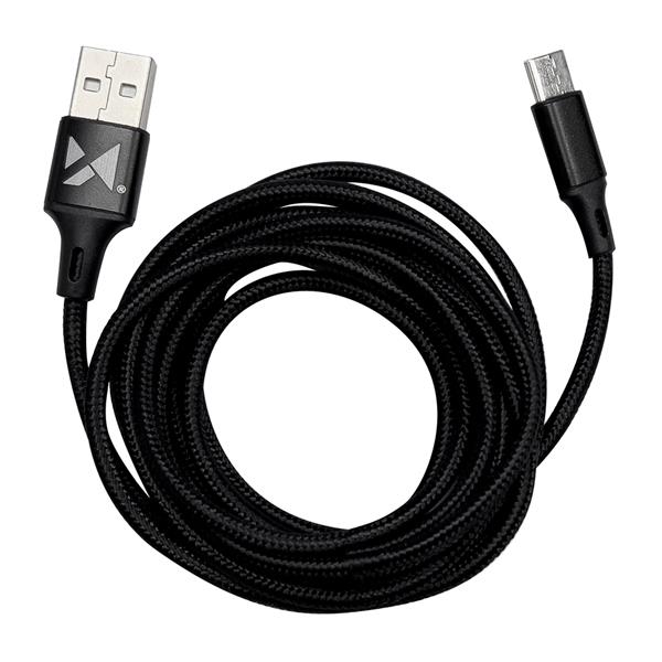 Wozinsky kabel USB - USB Typ C 2,4A 1m czarny (WUC-C1B)-2209252