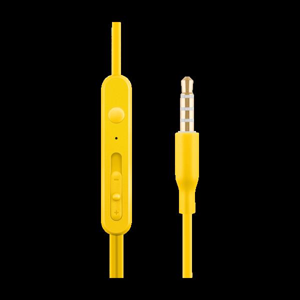 ACME EUROPE Słuchawki przewodowe douszne z mikrofonem HE21Y żółte-1586650