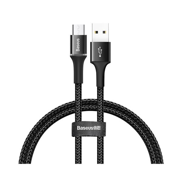 Baseus kabel Halo USB - microUSB 0,5 m 3A czarny-2054408