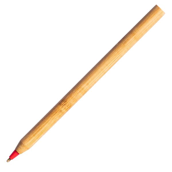 Długopis bambusowy Chavez, czerwony-2014954