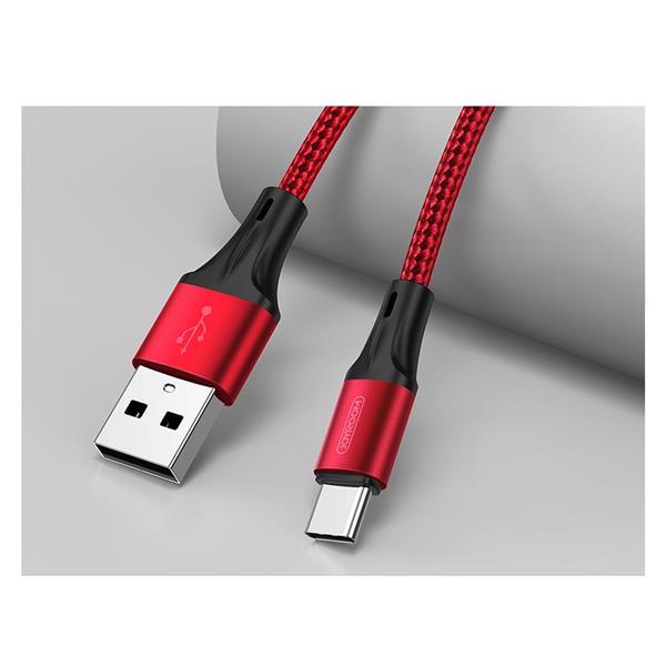 Joyroom kabel USB - USB Typ C 3 A 0,2 m czerwony (S-0230N1)-2204324
