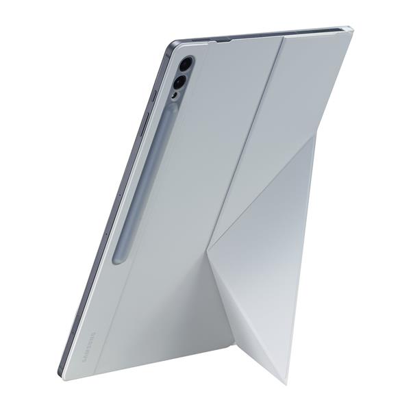 Etui z klapką i podstawką do Samsung Galaxy Tab S9 Ultra Smart Book Cover - białe-3127748