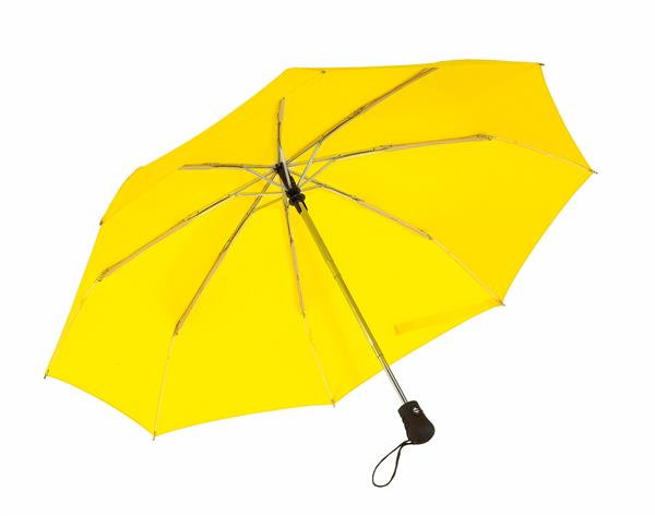 Automatyczny, wiatroodporny, kieszonkowy parasol BORA, żółty-2302922