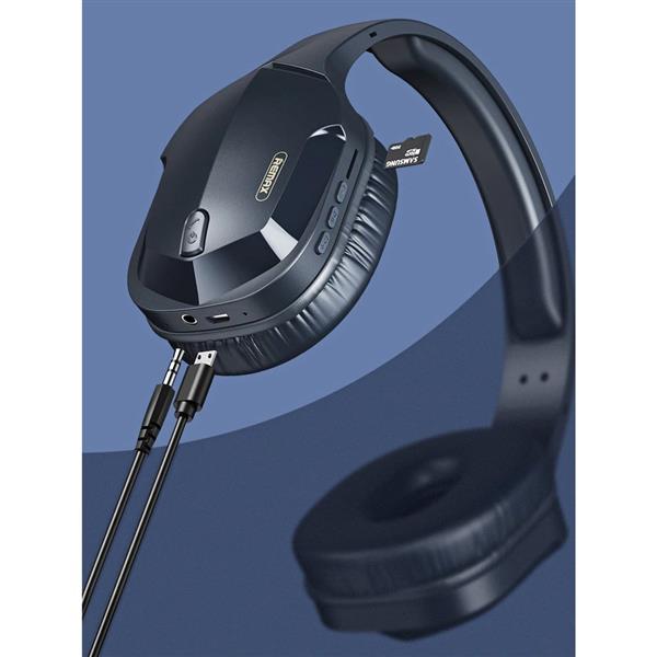 Remax gamingowe bezprzewodowe słuchawki Bluetooth dla graczy czarny (RB-750HB black)-2181619