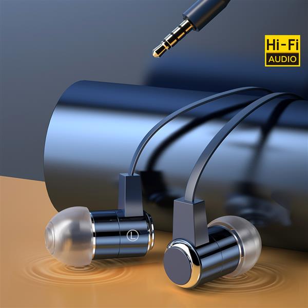 Dudao dokanałowe słuchawki zestaw słuchawkowy z pilotem i mikrofonem 3,5 mm mini jack niebieskie (X13S)-2220019