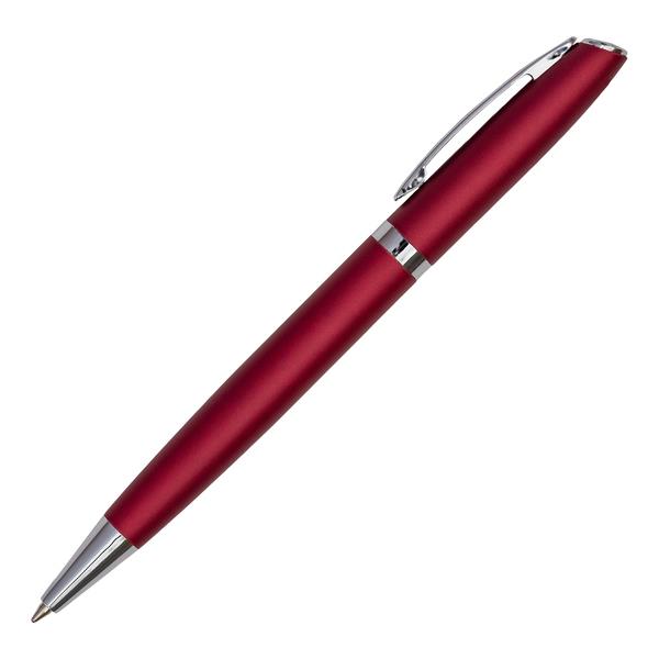 Długopis aluminiowy Trail, bordowy-2650979