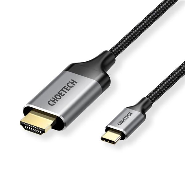 Choetech kabel przewód USB Typ C (męski) - HDMI (męski) 4K 60Hz 2 m czarny (CH0021-BK)-2218790