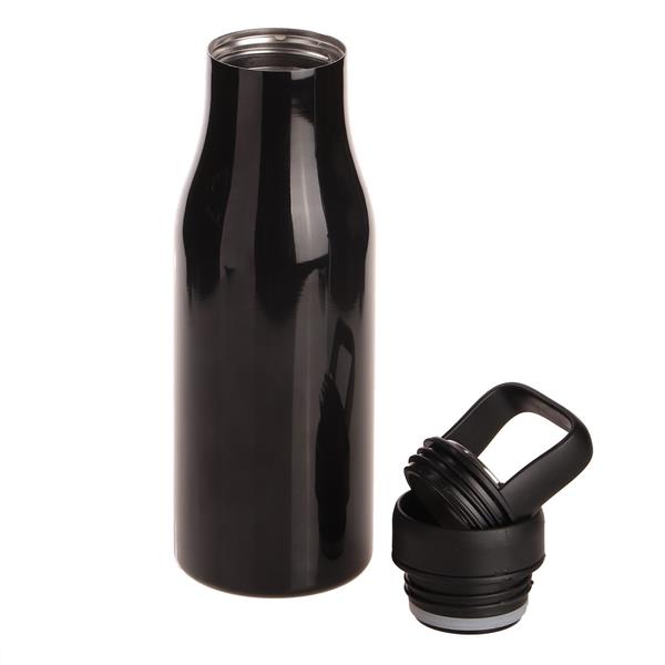 Butelka termiczna 475 ml Air Gifts z uchwytem i metalowym ringiem na spodzie, pojemnik w zakrętce-1510986