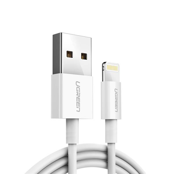 Ugreen kabel przewód USB - Lightning MFI 2m 2,4A biały (20730)-2150802