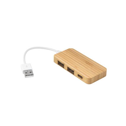 MOSER. Bambusowy HUB USB-2600817