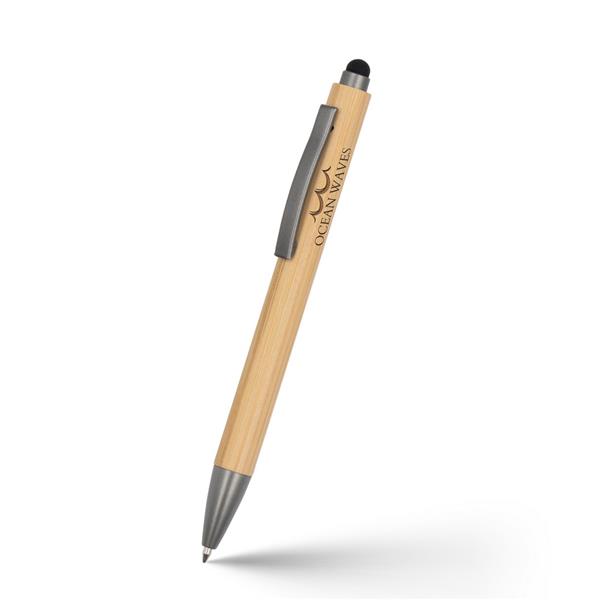 Bambusowy długopis, touch pen | Keandre-3083972