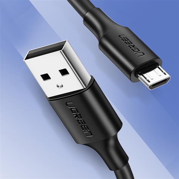 Ugreen kabel przewód USB - micro USB 2,4 A 480 Mbps 1,5 m czarny (US289 60137)-2170585