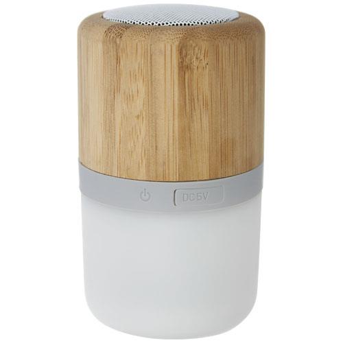 Bambusowy głośnik Bluetooth® Aurea z podświetleniem -2334023