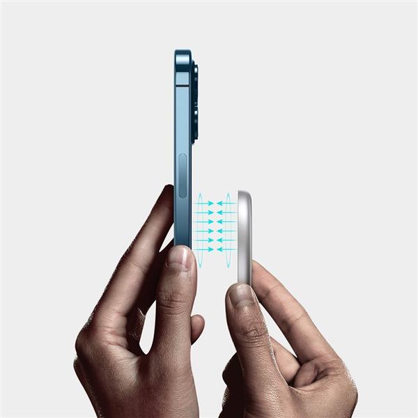 Baseus mini magnetyczna bezprzewodowa indukcyjna ładowarka Qi 15 W (kompatybilna z MagSafe do iPhone) biały (WXJK-F02)-2179030