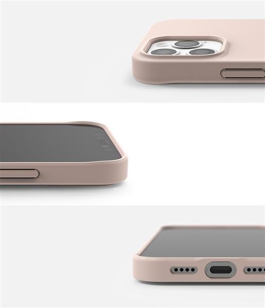 Ringke Air S ultracienkie żelowe etui pokrowiec iPhone 12 Pro Max różowy (ADAP0032)-2168342