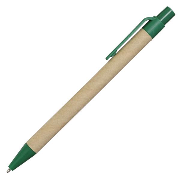 Długopis Eco, zielony/brązowy-545710