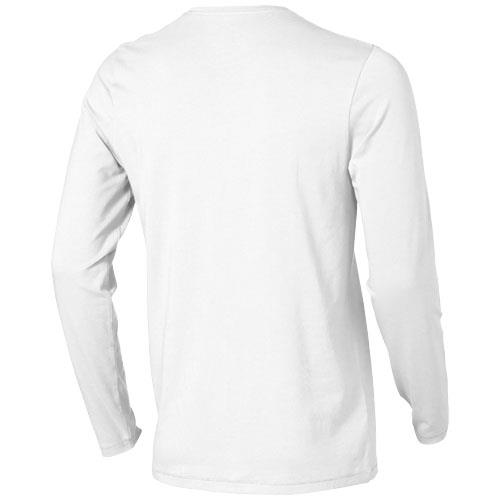 Męski T-shirt organiczny Ponoka z długim rękawem-2320734