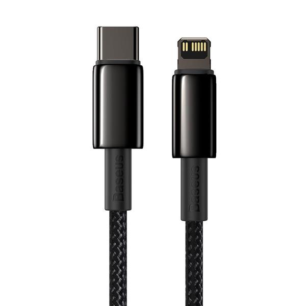 Baseus kabel USB Typ C - Lightning szybkie ładowanie Power Delivery 20 W 2 m czarny (CATLWJ-A01)-2170918