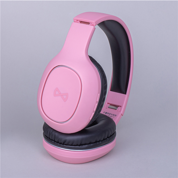 Forever słuchawki bezprzewodowe BTH-505 nauszne różowe-3006784