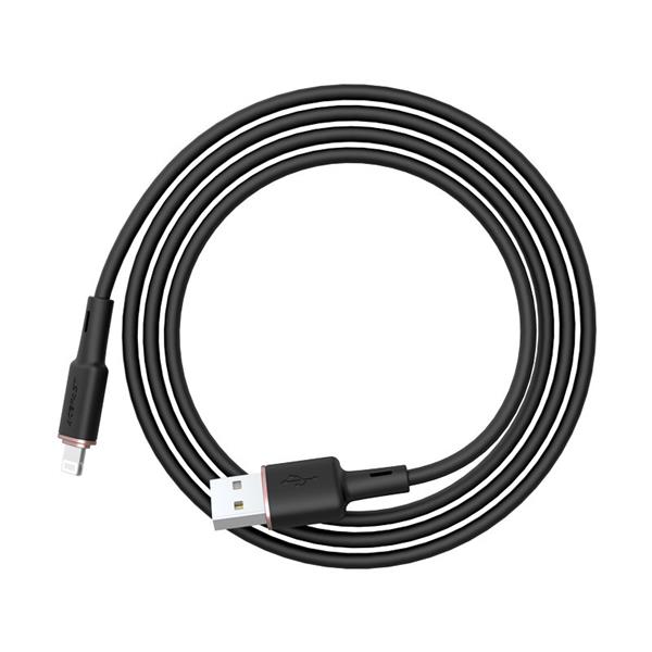 Acefast kabel MFI USB - Lightning 1,2m, 2,4A czarny (C2-02 black)-2270005