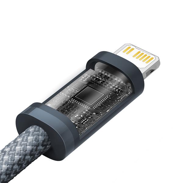 Baseus kabel do iPhone USB Typ C - Lightning 1m, Power Delivery 20W szary (CALD000016)-2281148